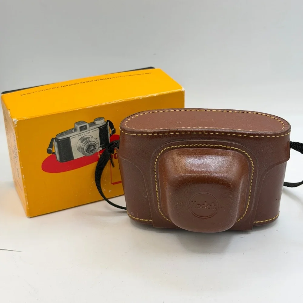 Vintage Kodak Camera Lot Pony 828 Instamatic 104 Outfit 76X with Cases Boxes